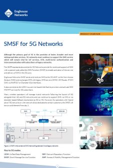 Enghouse - VAS - SMSF for 5G Networks - Product Overview Enghouse - VAS - SMSF for 5G Networks - Product Overview