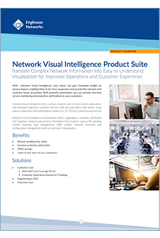 Enghouse - Network Visual Intelligence Product Suite - Product Overview Enghouse - Network Visual Intelligence Product Suite - Product Overview