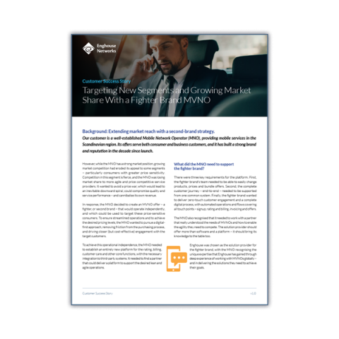 Enghouse BSS Fighter Brand MVNO Success Story